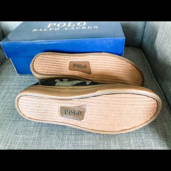 NIB Polo Ralph Lauren Thornton Camo Canvas Sneaker - Picture 8 of 8